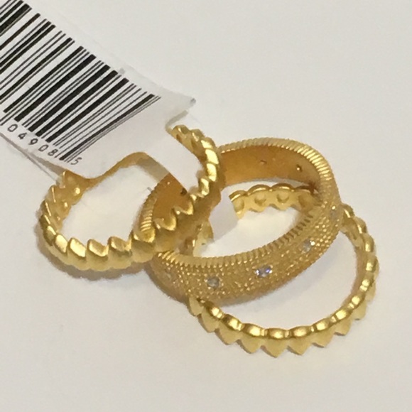 1 LEFT! Freida Rothman Crown Rings Sz 6 NWT - Picture 2 of 7